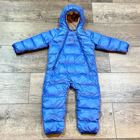 Patagonia® Worn Wear Bayou Blue Infant Hi-Loft Down Sweater